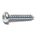 Midwest Fastener Sheet Metal Screw, #6 x 3/4 in, Zinc Plated Steel Pan Head Square Drive, 50 PK 64023